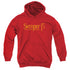US MARINE CORPS/SEMPER FI - YOUTH PULLOVER HOODIE - RED