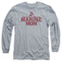 US MARINE CORPS/MARINE FAMILY - L/S ADULT 18/1 - ATHLETIC HEATHER