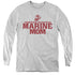 US MARINE CORPS/MARINE FAMILY - YOUTH LONG SLEEVE TEE - ATHLETIC HEATHER