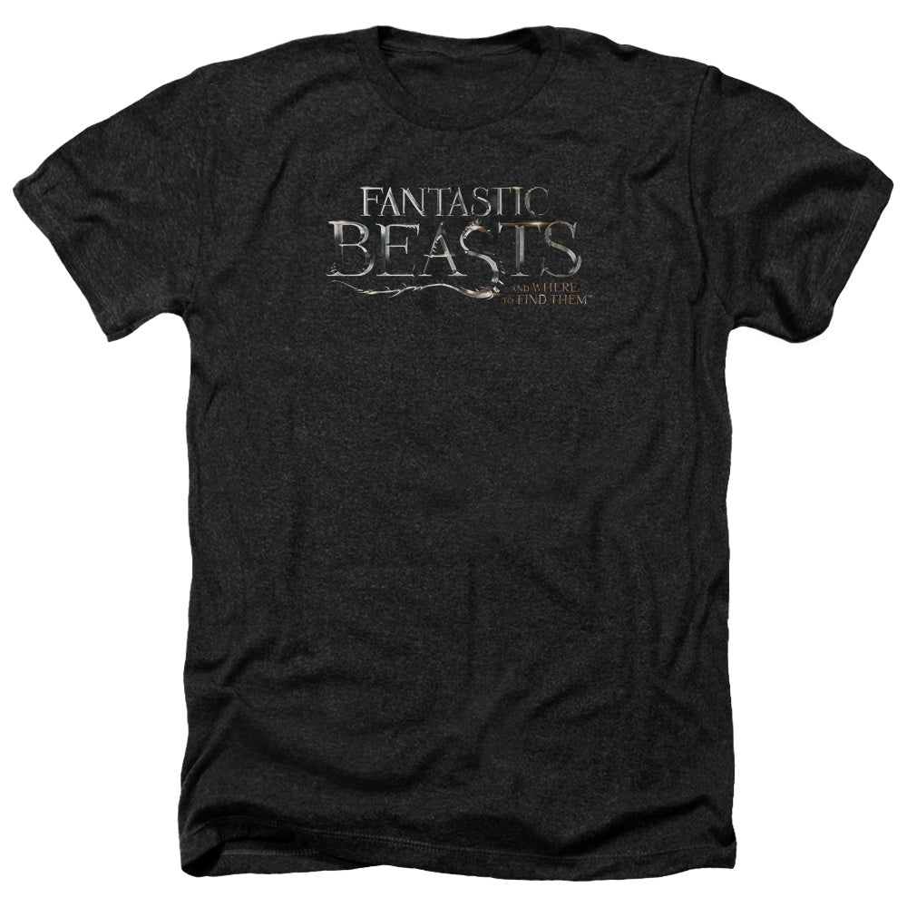 FANTASTIC BEASTS/LOGO - ADULT HEATHER - BLACK