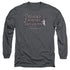 FANTASTIC BEASTS/WANDED -  L/S ADULT 18/1  - CHARCOAL