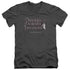 FANTASTIC BEASTS/WANDED - S/S ADULT V-NECK 30/1 - CHARCOAL