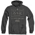 FANTASTIC BEASTS/MAGIC TO WORK HERE - ADULT HEATHER HOODIE - BLACK