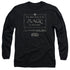 FANTASTIC BEASTS/MAGIC TO WORK HERE -  L/S ADULT 18/1  - BLACK