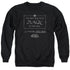 FANTASTIC BEASTS/MAGIC TO WORK HERE - ADULT CREWNECK SWEATSHIRT - BLACK