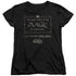 FANTASTIC BEASTS/MAGIC TO WORK HERE - S/S WOMENS TEE - BLACK