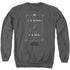 FANTASTIC BEASTS/CURSE IT - ADULT CREWNECK SWEATSHIRT - CHARCOAL