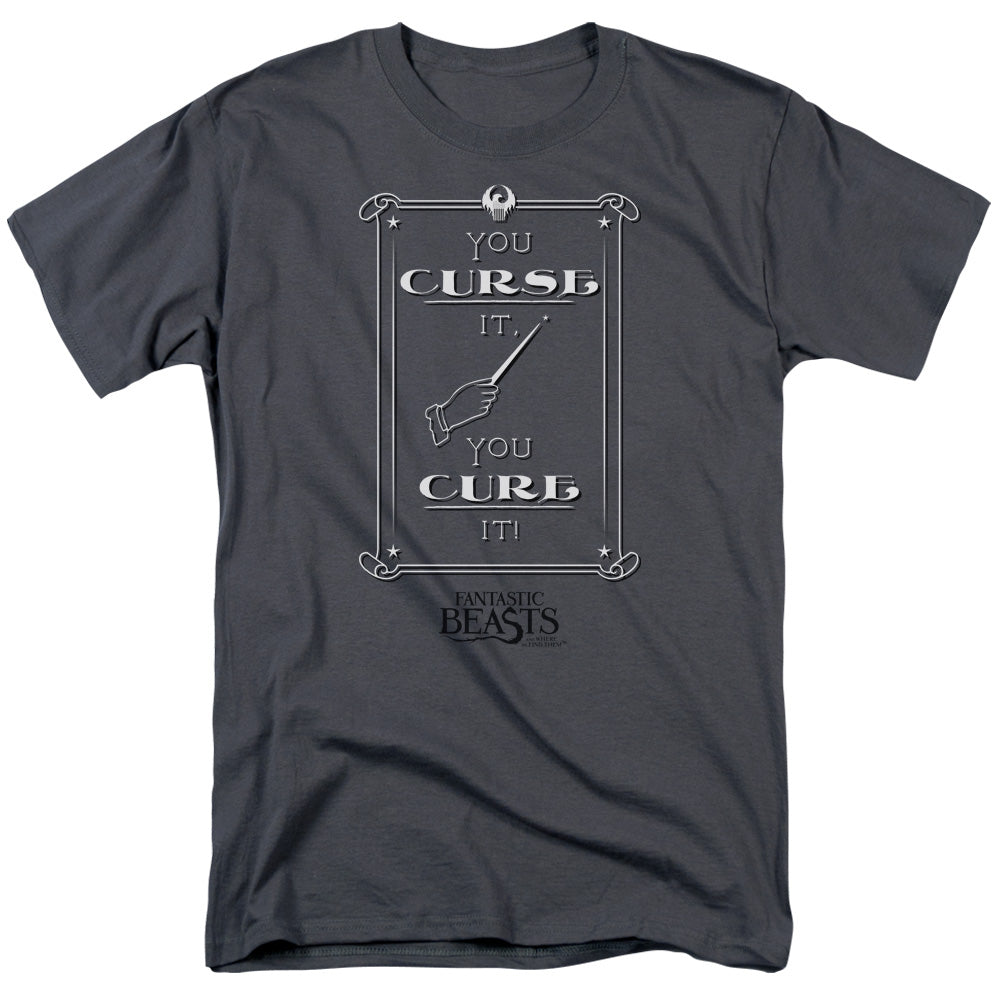 FANTASTIC BEASTS/CURSE IT - S/S ADULT 18/1 - CHARCOAL