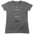 FANTASTIC BEASTS/CURSE IT - S/S WOMENS TEE - CHARCOAL