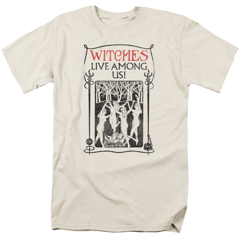 FANTASTIC BEASTS/WITCHES LIVE AMONG US - S/S ADULT 18/1 - CREAM