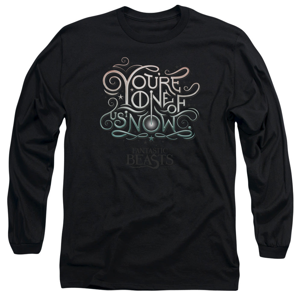 FANTASTIC BEASTS/ONE OF US -  L/S ADULT 18/1  - BLACK