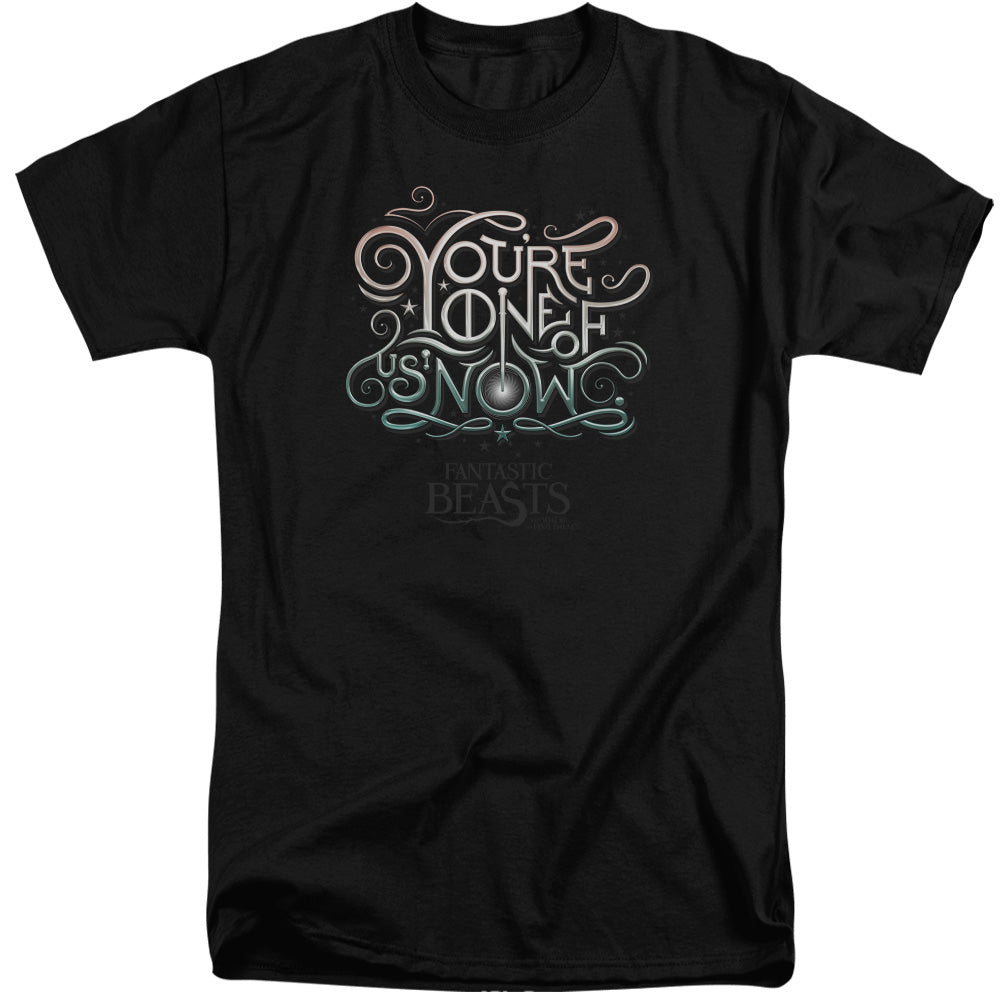 FANTASTIC BEASTS/ONE OF US - S/S ADULT TALL 18/1 - BLACK