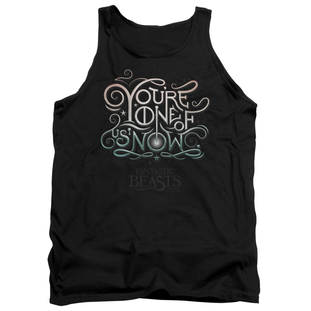 FANTASTIC BEASTS/ONE OF US - ADULT TANK - BLACK