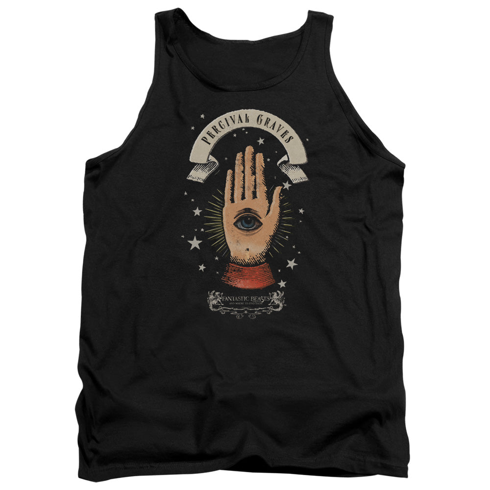 FANTASTIC BEASTS/PERCIVAL GRAVES - ADULT TANK - BLACK