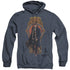 FANTASTIC BEASTS/NEWT SCAMANDER - ADULT HEATHER HOODIE - NAVY