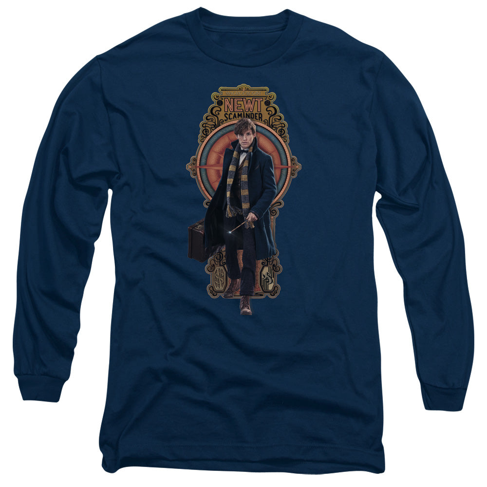 FANTASTIC BEASTS/NEWT SCAMANDER -  L/S ADULT 18/1  - NAVY