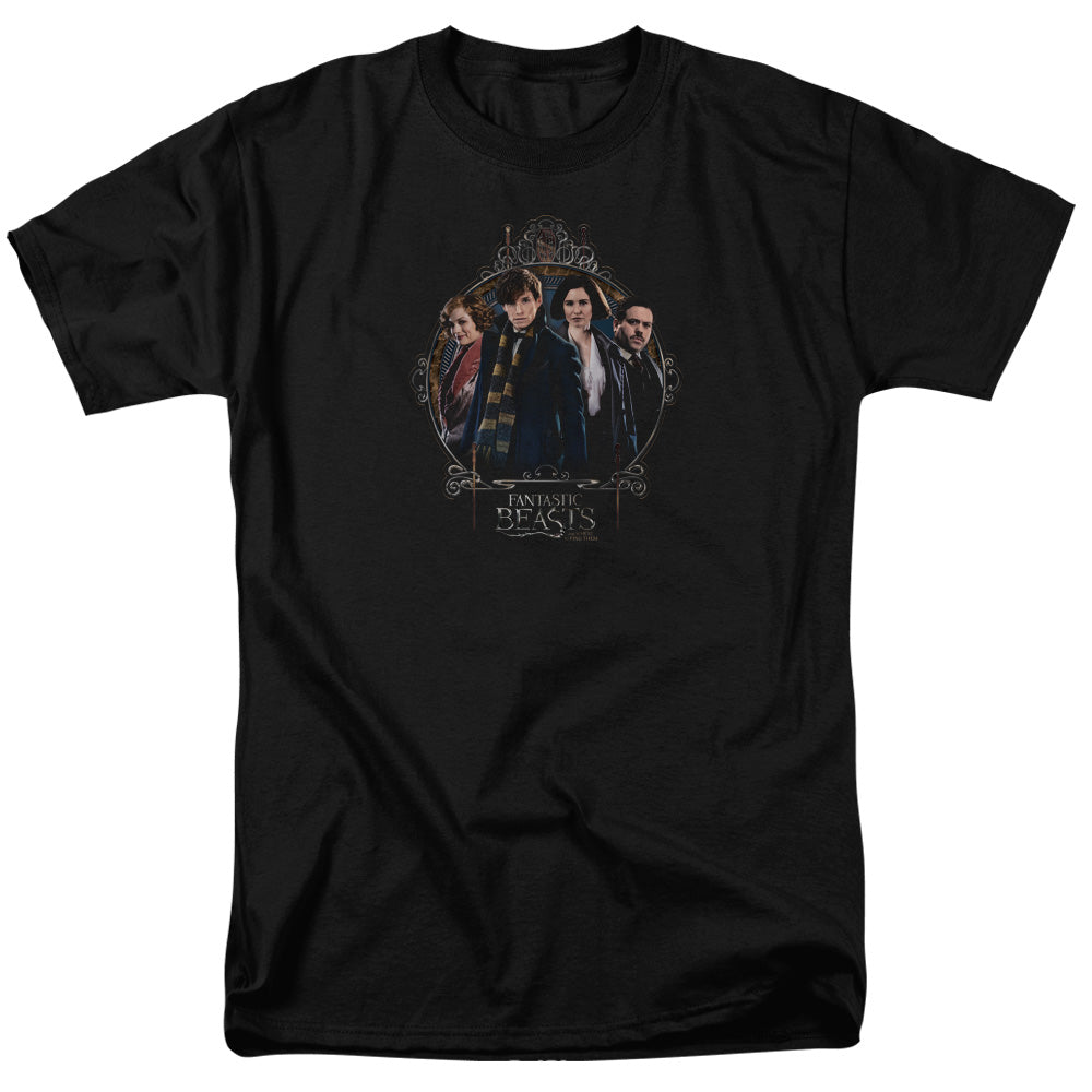 FANTASTIC BEASTS/GROUP PORTRAIT - S/S ADULT 18/1 - BLACK