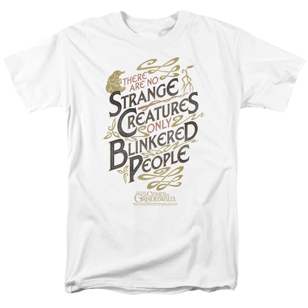 FANTASTIC BEASTS 2/BLINKERED PEOPLE - S/S ADULT 18/1 - WHITE