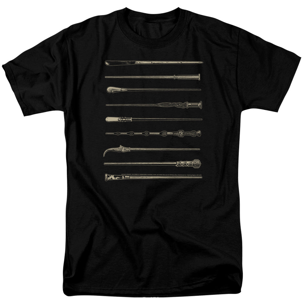 FANTASTIC BEASTS 2/WANDS - S/S ADULT 18/1 - BLACK