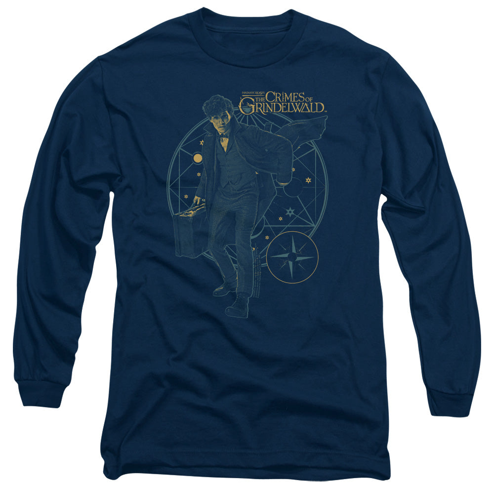 FANTASTIC BEASTS 2/SUITCASE - L/S ADULT 18/1 - NAVY