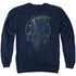 FANTASTIC BEASTS 2/SUITCASE - ADULT CREWNECK SWEATSHIRT - NAVY