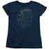 FANTASTIC BEASTS 2/SUITCASE - S/S WOMENS TEE - NAVY