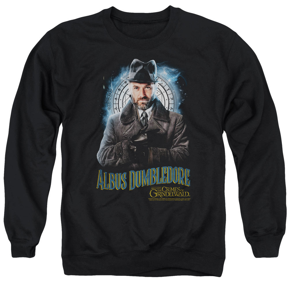 FANTASTIC BEASTS 2/DUMBLEDORE - ADULT CREWNECK SWEATSHIRT - BLACK