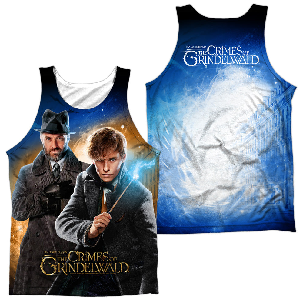 FANTASTIC BEASTS 2/TEAM UP (FRONT/BACK PRINT) - ADULT POLY TANK TOP - MULTI