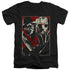FREDDY VS JASON/VS - S/S ADULT V-NECK 30/1 - BLACK