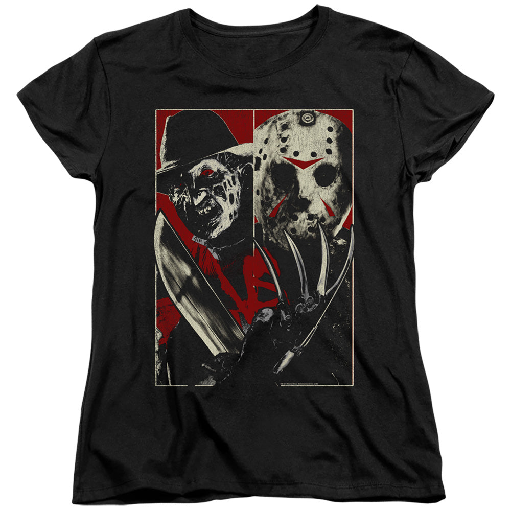 FREDDY VS JASON/VS - S/S WOMENS TEE - BLACK