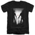 FREDDY VS JASON/SILHOUETTES - S/S ADULT V-NECK 30/1 - BLACK