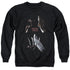 FREDDY VS JASON/FACE OFF - ADULT CREWNECK SWEATSHIRT - BLACK