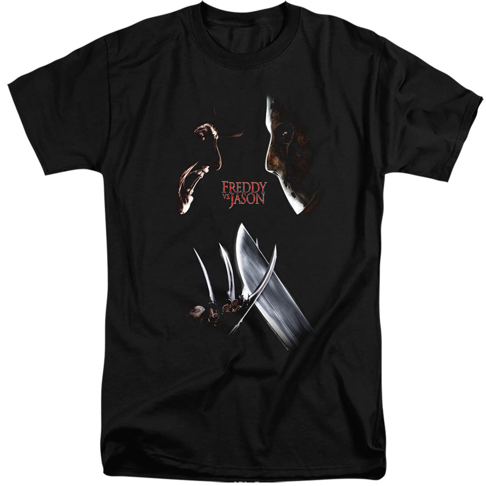 FREDDY VS JASON/FACE OFF - S/S ADULT TALL 18/1 - BLACK
