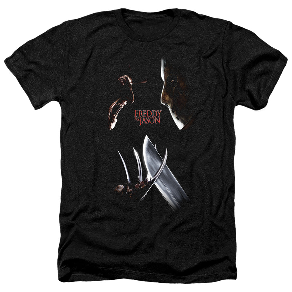 FREDDY VS JASON/FACE OFF - ADULT HEATHER - BLACK