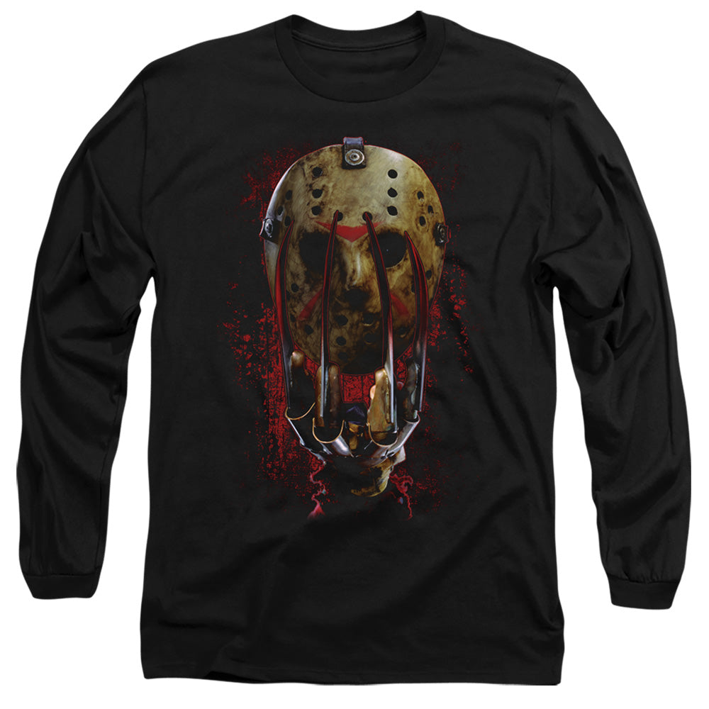 FREDDY VS JASON/MASK AND CLAWS - L/S ADULT 18/1 - BLACK