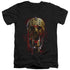FREDDY VS JASON/MASK AND CLAWS - S/S ADULT V-NECK 30/1 - BLACK