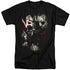 FREDDY VS JASON/SCRATCHES - S/S ADULT TALL 18/1 - BLACK