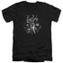 CORPSE BRIDE/BRIDE TO BE - S/S ADULT V-NECK 30/1 - BLACK