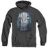 CORPSE BRIDE/POSTER - ADULT HEATHER HOODIE - BLACK