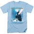 POLAR EXPRESS/BIG TRAIN - S/S ADULT 18/1 - LIGHT BLUE
