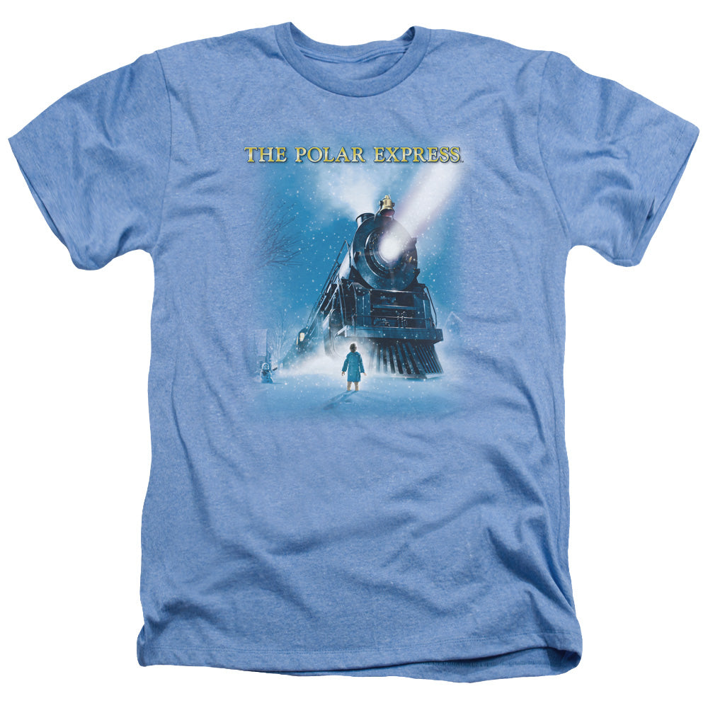 POLAR EXPRESS/BIG TRAIN - ADULT HEATHER - LIGHT BLUE