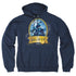 POLAR EXPRESS/TRUE BELIEVER - ADULT PULLOVER HOODIE - NAVY