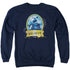 POLAR EXPRESS/TRUE BELIEVER - ADULT CREWNECK SWEATSHIRT - NAVY