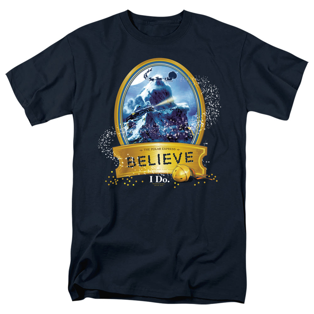 POLAR EXPRESS/TRUE BELIEVER - S/S ADULT 18/1  -  NAVY