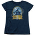 POLAR EXPRESS/TRUE BELIEVER - S/S WOMENS TEE - NAVY