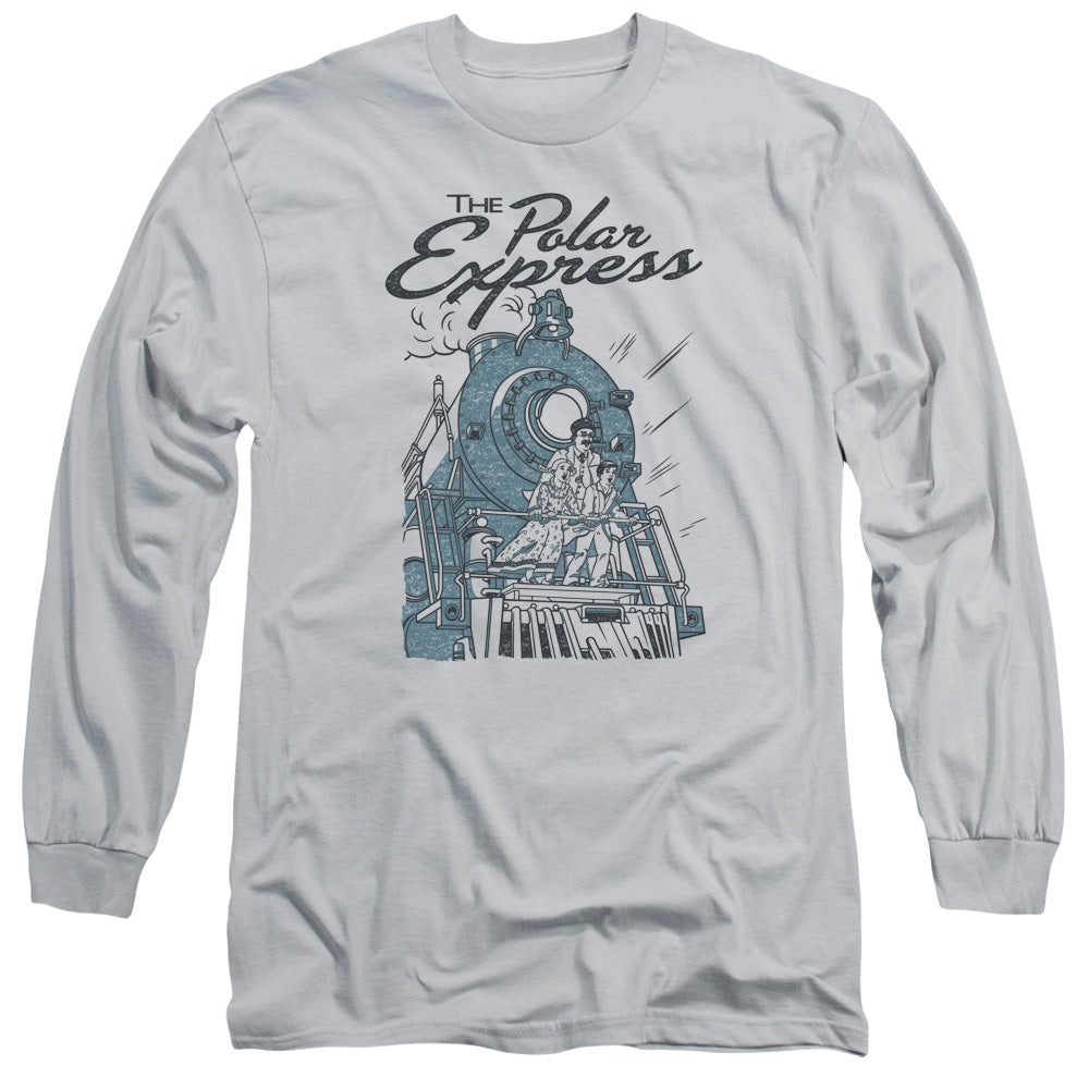 POLAR EXPRESS/RAIL RIDERS -  L/S ADULT 18/1  - SILVER