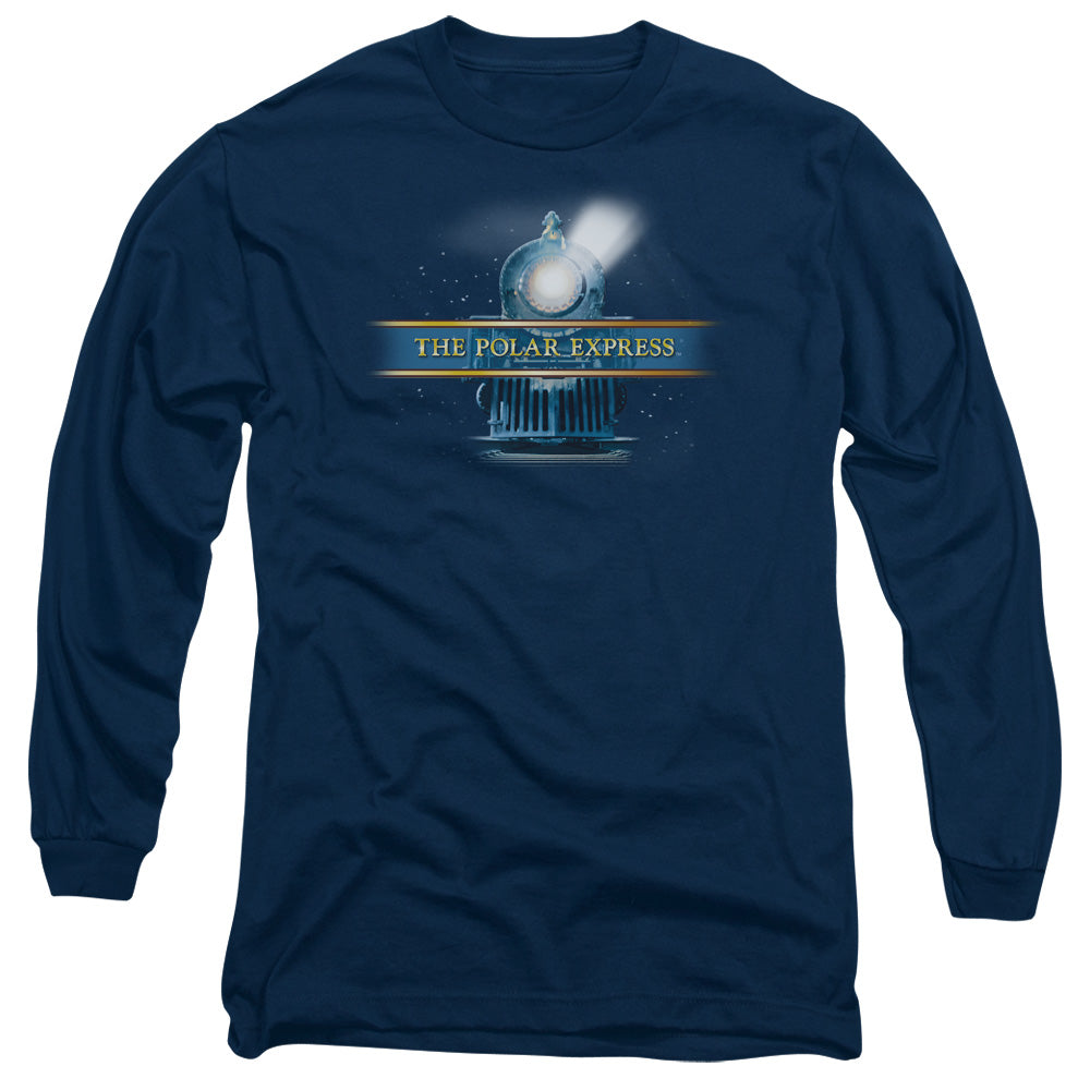 POLAR EXPRESS/TRAIN LOGO -  L/S ADULT 18/1  - NAVY
