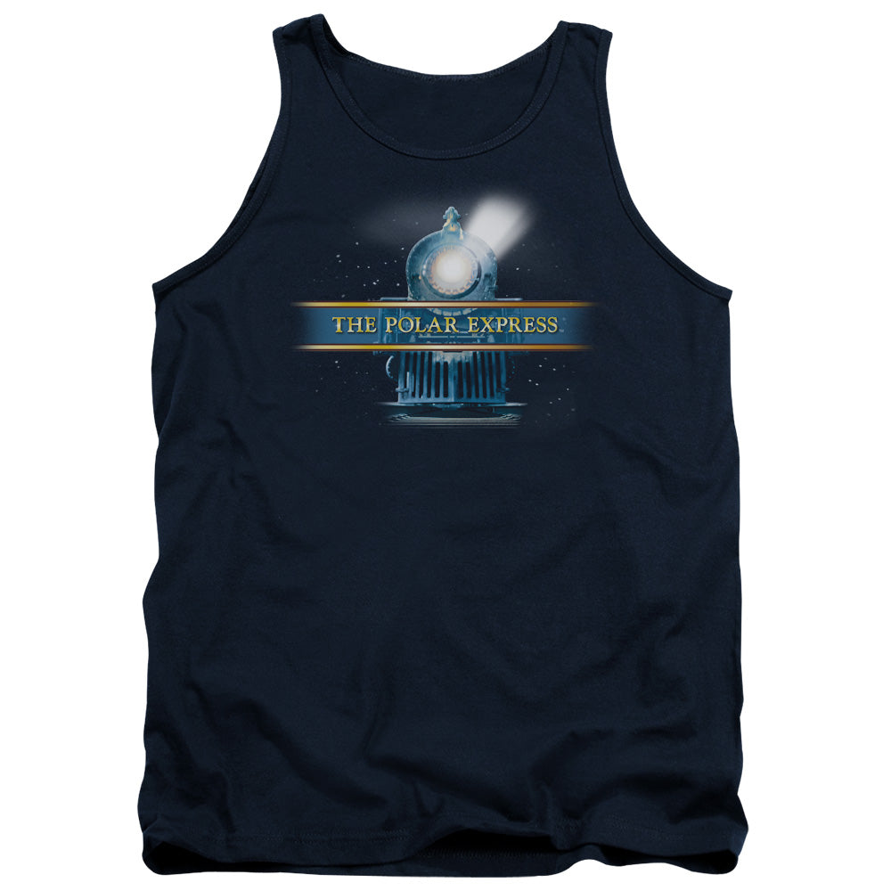 POLAR EXPRESS/TRAIN LOGO - ADULT TANK - NAVY