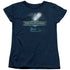 POLAR EXPRESS/TRAIN LOGO - S/S WOMENS TEE - NAVY