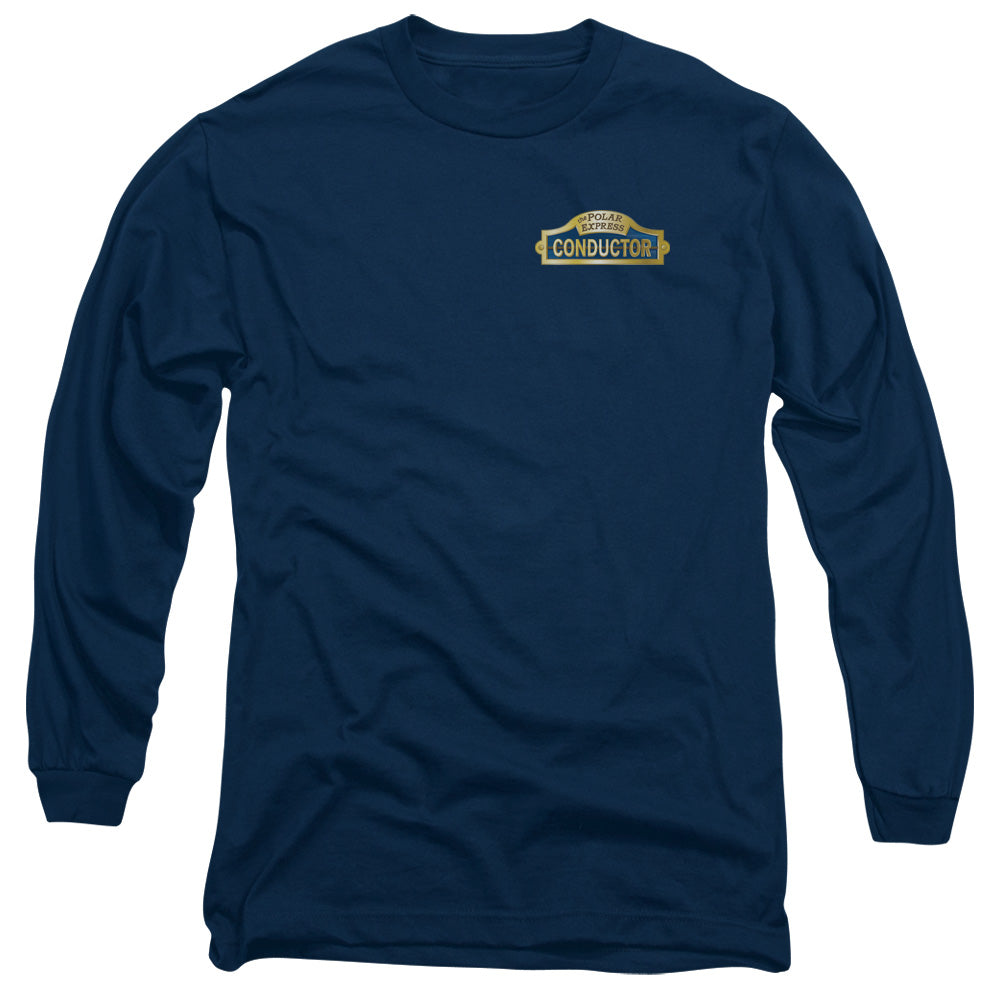 POLAR EXPRESS/CONDUCTOR -  L/S ADULT 18/1  - NAVY